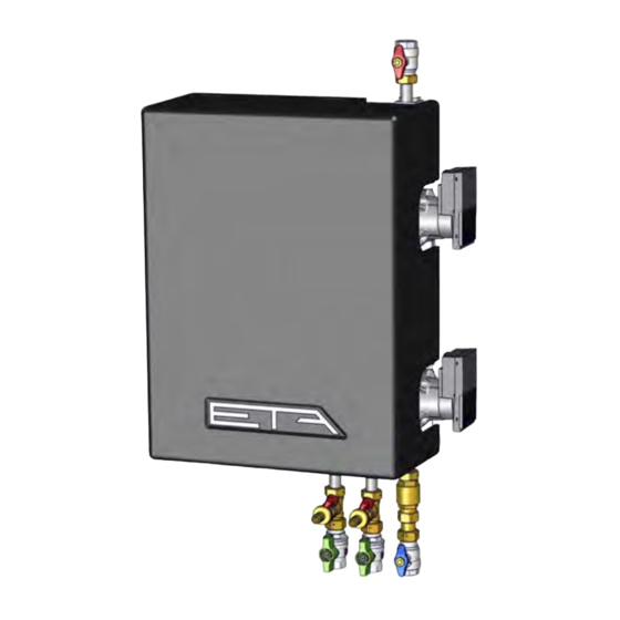 User Manuals: eta FWM-E Water Pump System