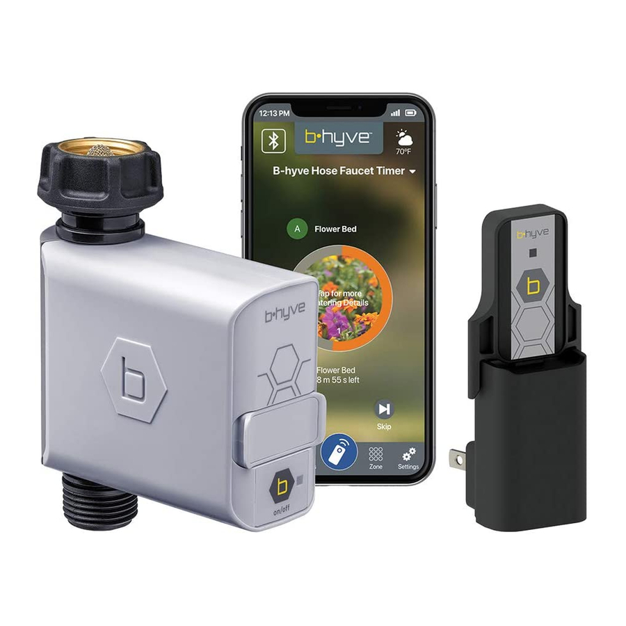 Bhyve 21004 Smart Hose Watering Timer Manual ManualsLib