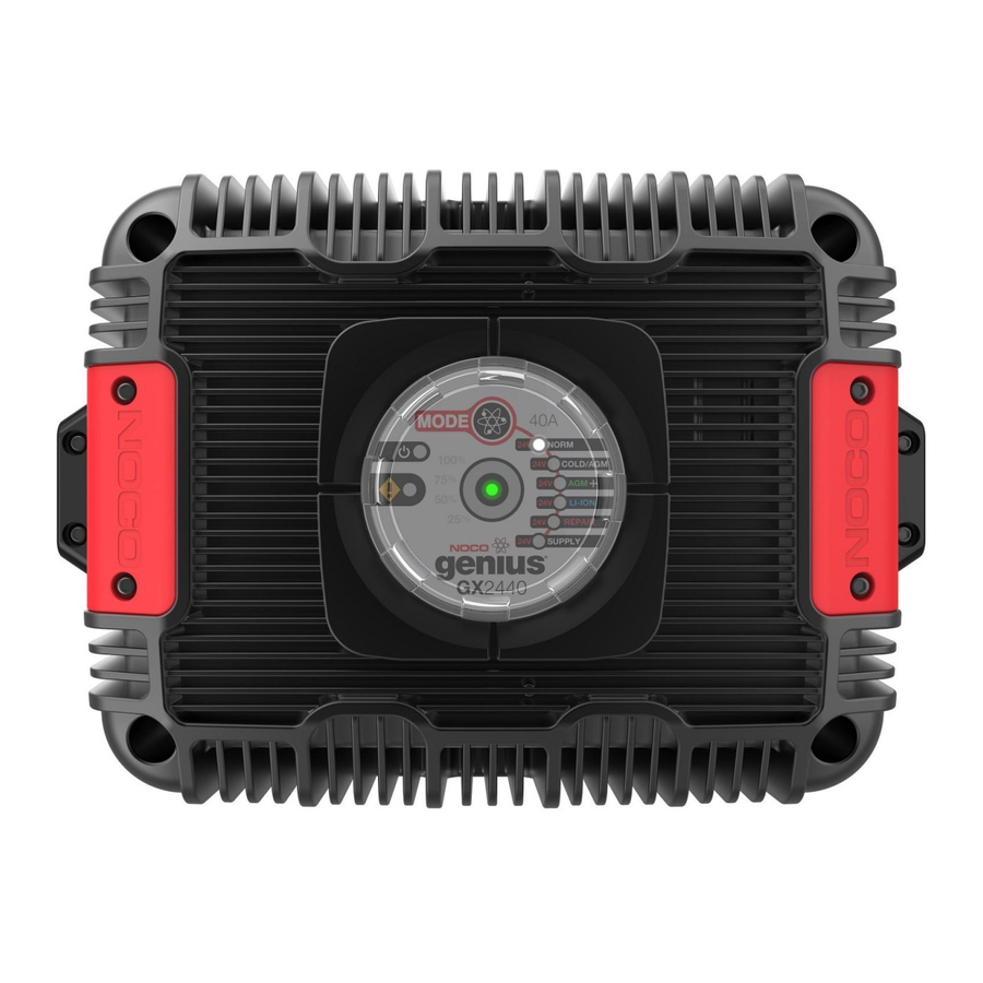 NOCO GX2440, GX3626, GX4820 GX Series Industrial Battery Chargers