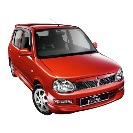 PERODUA KELISA 2001 OWNER'S MANUAL Pdf Download ManualsLib