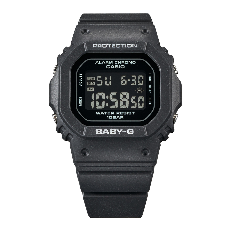 G-Shock 5600 how to shut on and off hourly signal 