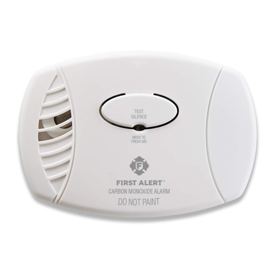 First Alert CO400A - Carbon Monoxide Alarm With Silence Feature Manual ...