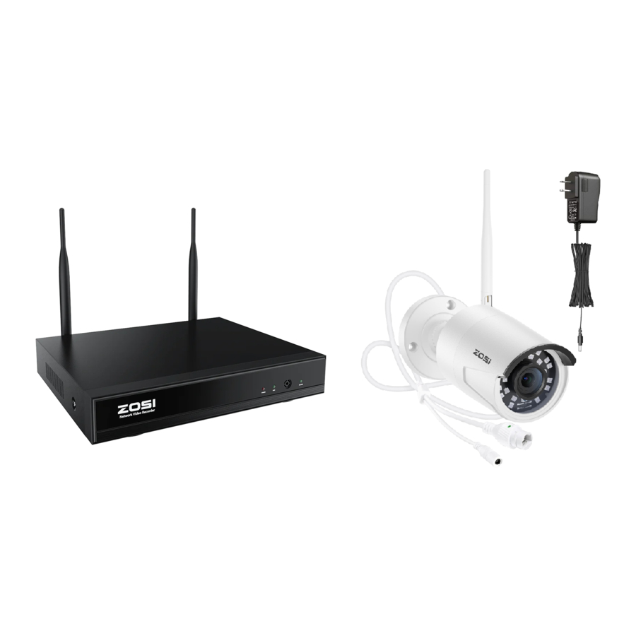 Zosi wireless best sale camera setup