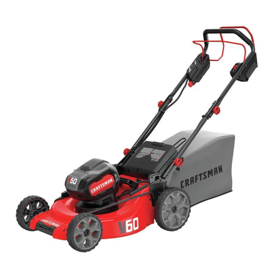 Craftsman v60 store lawn mower manual