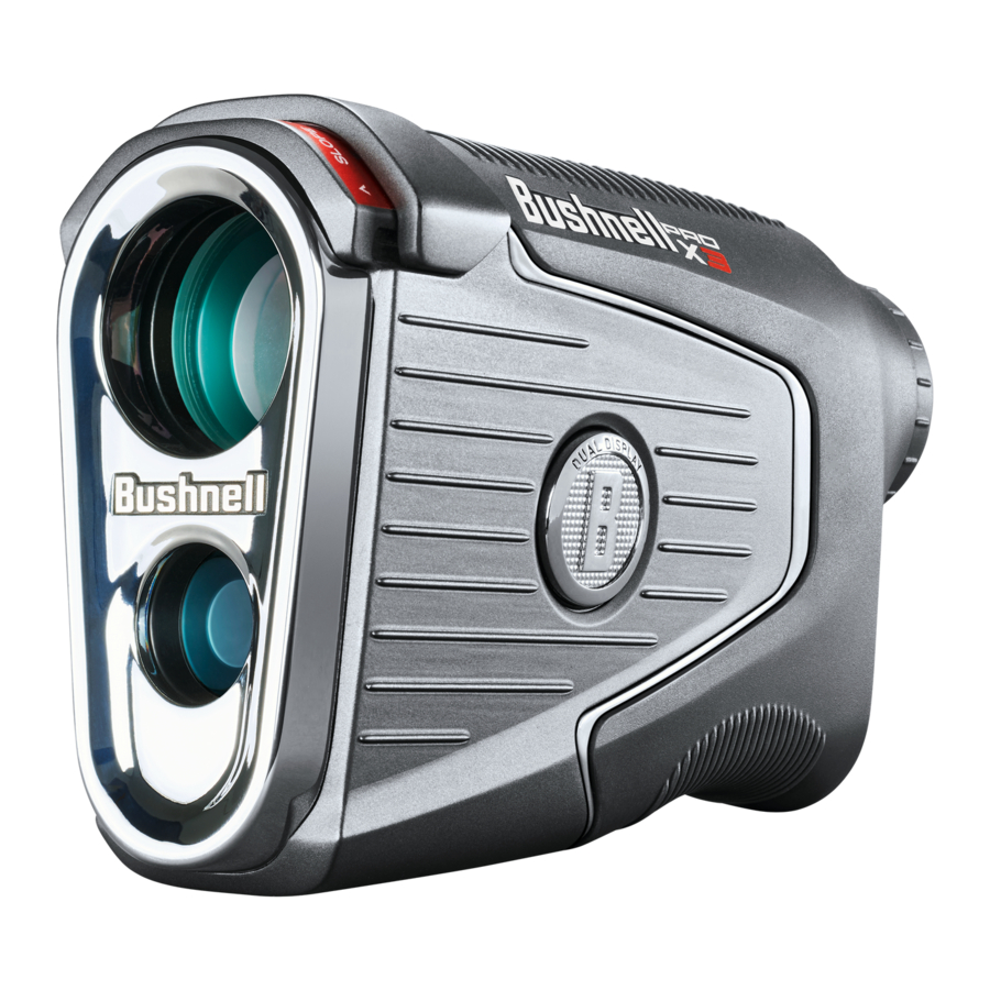 Bushnell GOLF Pro X3 Laser Rangefinder Manual ManualsLib