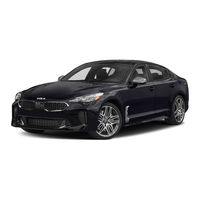 Kia stinger 2022 Quick Start Manual