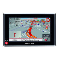 BECKER TRAFFIC ASSIST Z101 Operating Instructions Manual