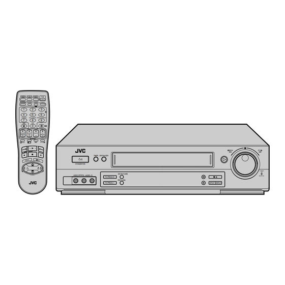 User Manuals: JVC HR-J755EK VHS VCR