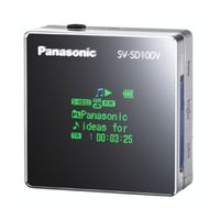 Panasonic SV-SD100VGC Service Manual