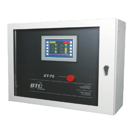 BTU XT-70 Manuals