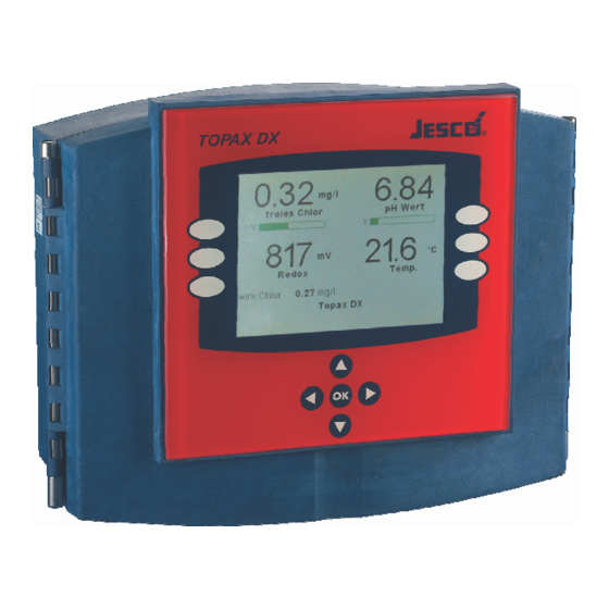 Jesco TOPAX DX Operation & Maintenance Instructions Manual