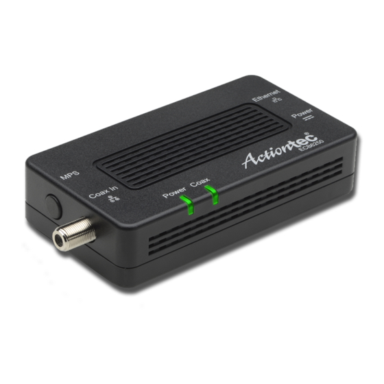 ActionTec ECB6250 KIT Quick Start Manual