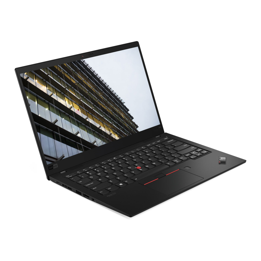 Lenovo ThinkPad X1 YOGA Gen 5 Setup Manual