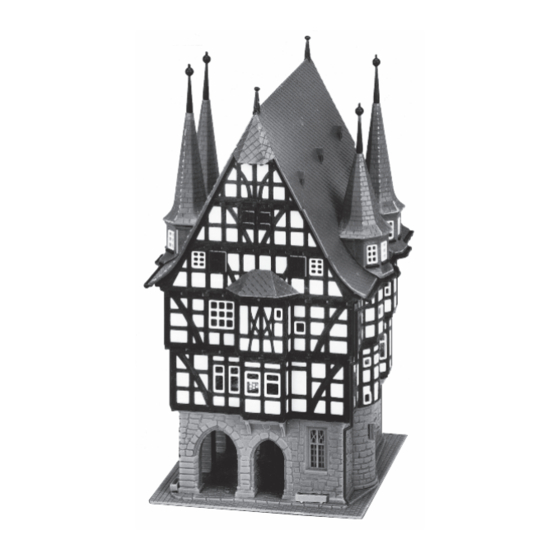 Faller ALSFELD TOWN HALL Manual