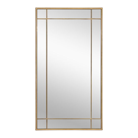 SUNPAN PASADENA FLOOR MIRROR-BRASS Assembly Instruction