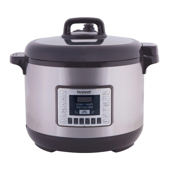 NuWave Nutri-Pot 33501 Pressure Cooker Manuals