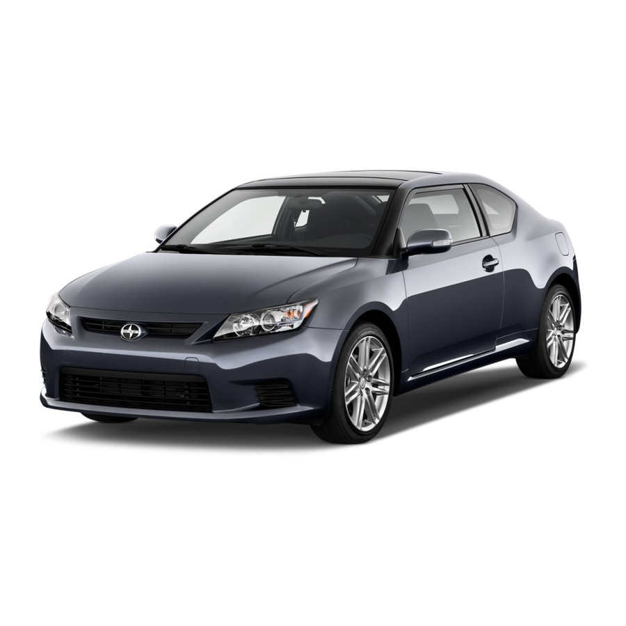 SCION 2011 TC AUTOMOBILE QUICK REFERENCE MANUAL | ManualsLib