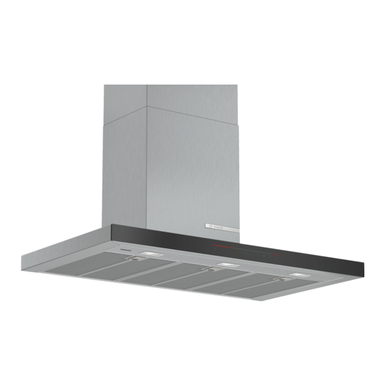 Bosch DWB98PR50 Chimney Hood Ventilation Manuals