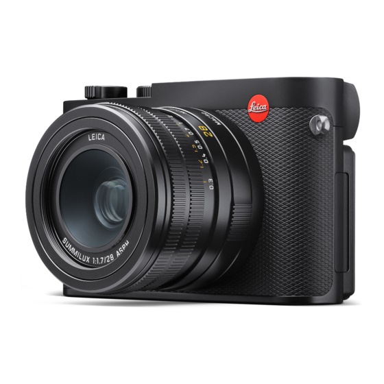 Leica Q3 Quick Start Manual