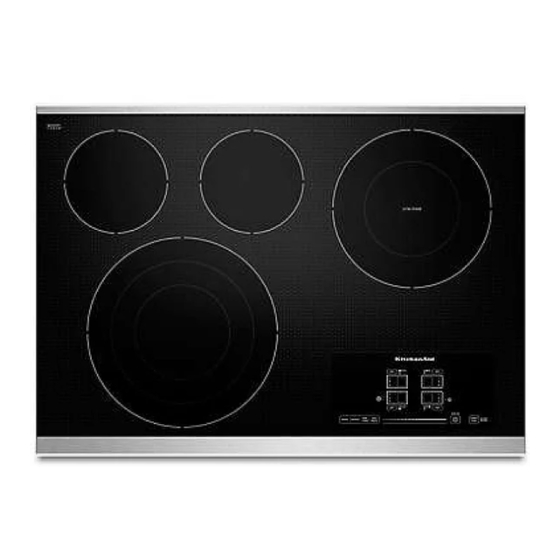 KitchenAid KECC607BBL01 Quick Manual