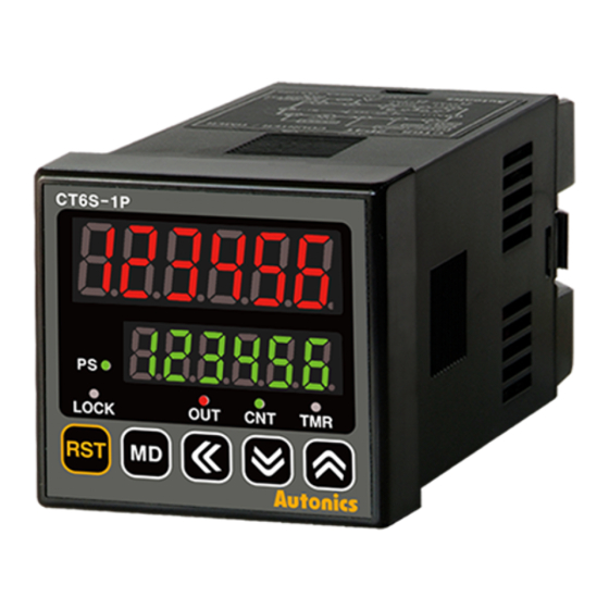 Autonics CT4S-1P series User Manual
