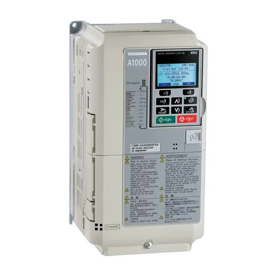 YASKAWA AC Drive-A1000 Technical Manual