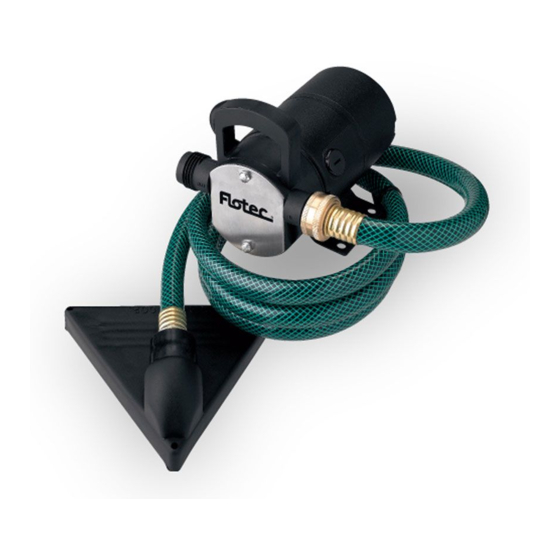 FLOTEC FP0F360AC WATER PUMP OWNER'S MANUAL ManualsLib
