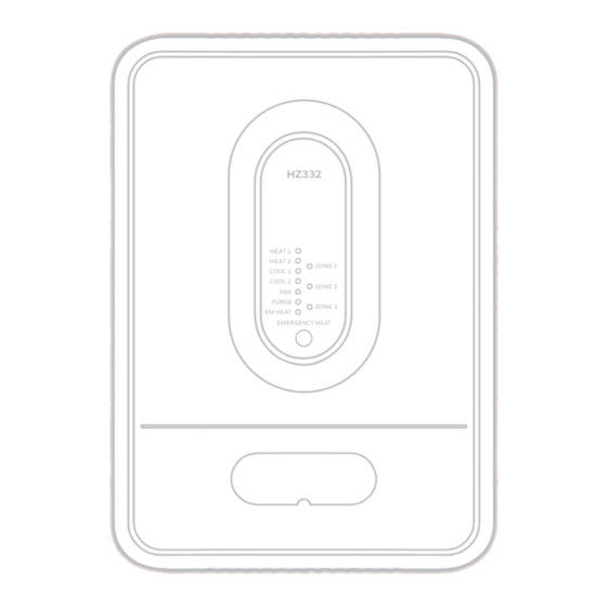 Honeywell Home TrueZONE HZ322 Professional Installation Manual