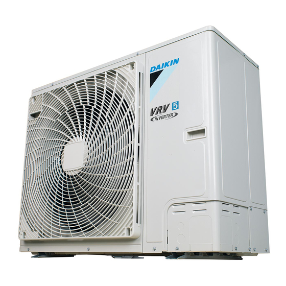 Daikin VRV 5-S Series Installation And Operation Manual