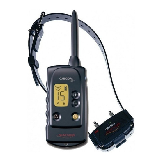 Num'axes Canicom 800 Expert User Manual