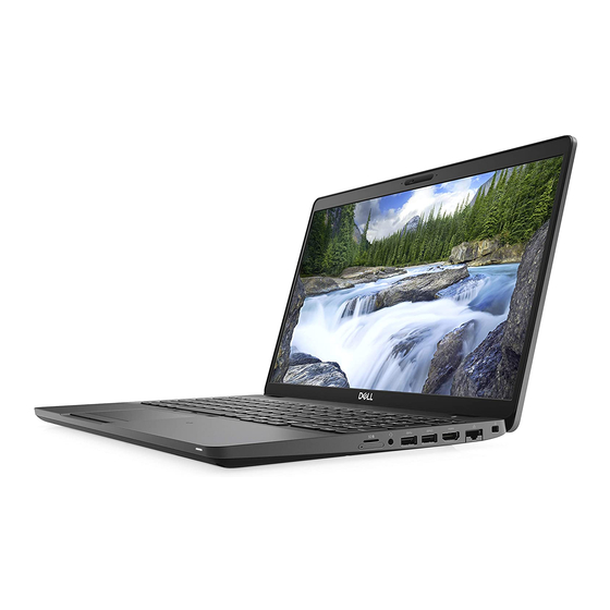 Dell Latitude 5500 Setup And Specifications Manual