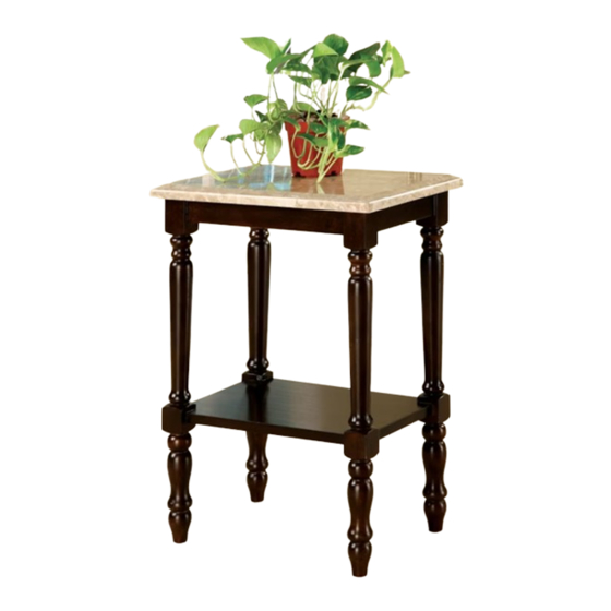 Furniture of America Santa Clarita CM-AC789 Assembly Instructions Manual