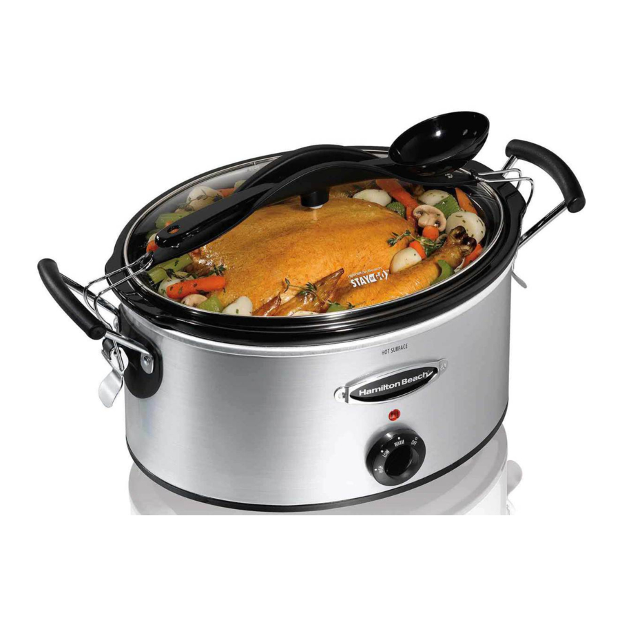 Hamilton beach slow discount cooker how to use