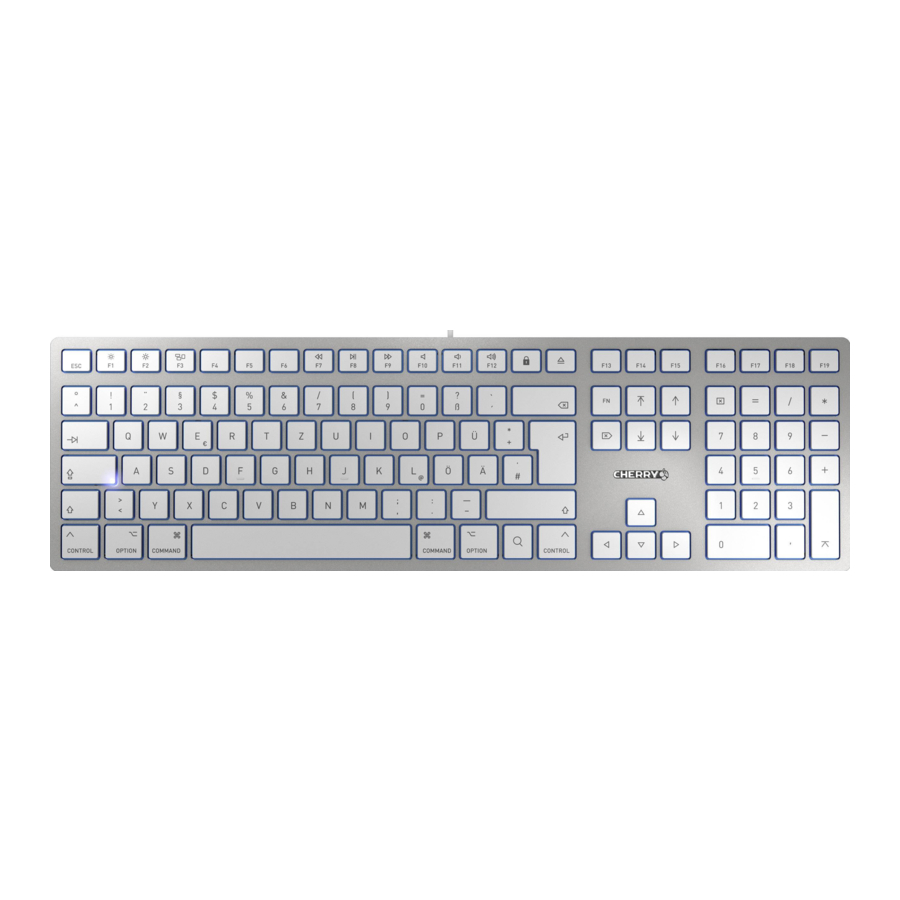 Cherry KC 6000 SLIM Computer Keyboard Manual ManualsLib
