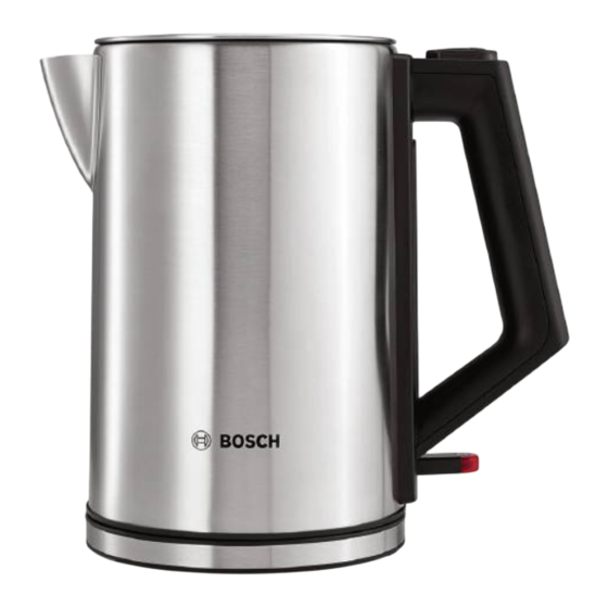 Bosch TWK71 GB Series Instruction Manual