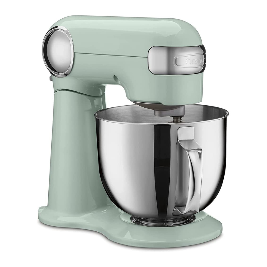 Cuisinart Precision Master SMD-50 Series - Pro 5.5-Quart Stand Mixer Manual