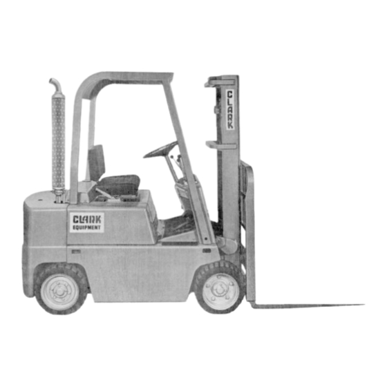 Clark C500-Y355D -1-2512 Operator's Manual
