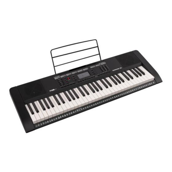 Max Music Rhapsody61M Instruction Manual