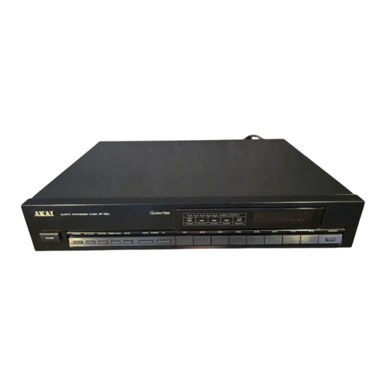 Akai AT-52/L Manuals