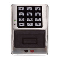Alarm Lock Trilogy PDK3000 Series Programming Instructions Manual
