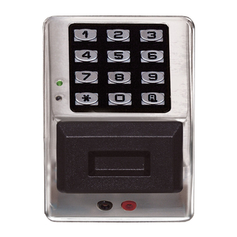 Alarm Lock Trilogy PDK3000 Series Programming Instructions Manual