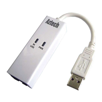 Aztech UM3100 Instruction Booklet (Pc Connect)