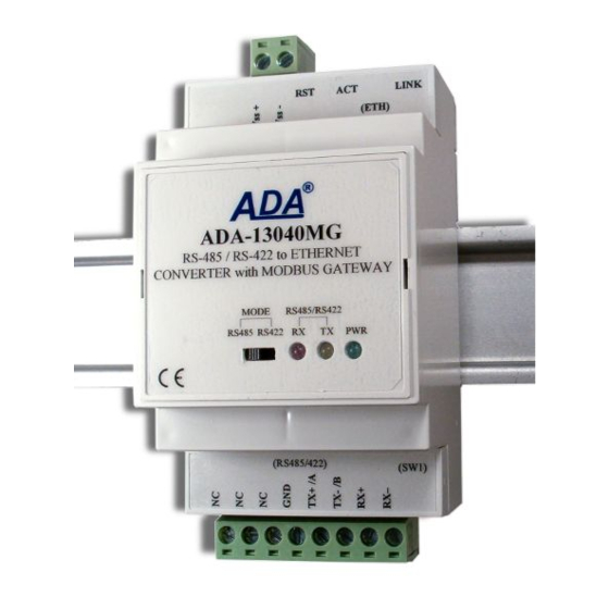 CEL-MAR ADA-13040MG User Manual