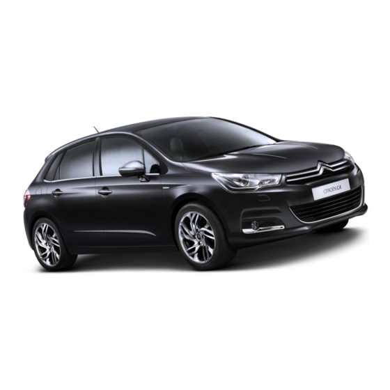 CITROËN C4 Quick Start Manual