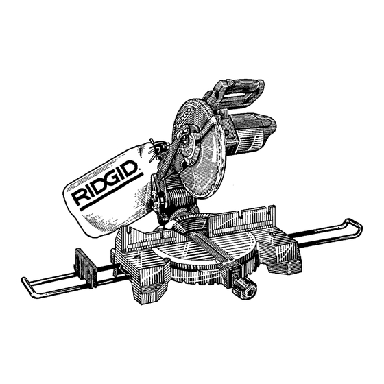 RIDGID MS1060 Owner's Manual