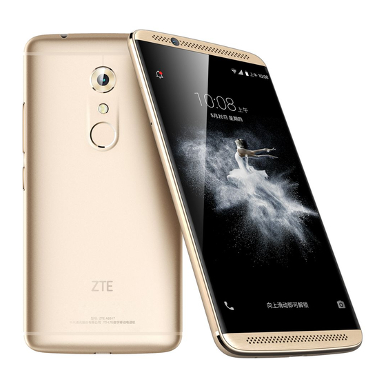 Zte Axon 7 Quick Start Manual