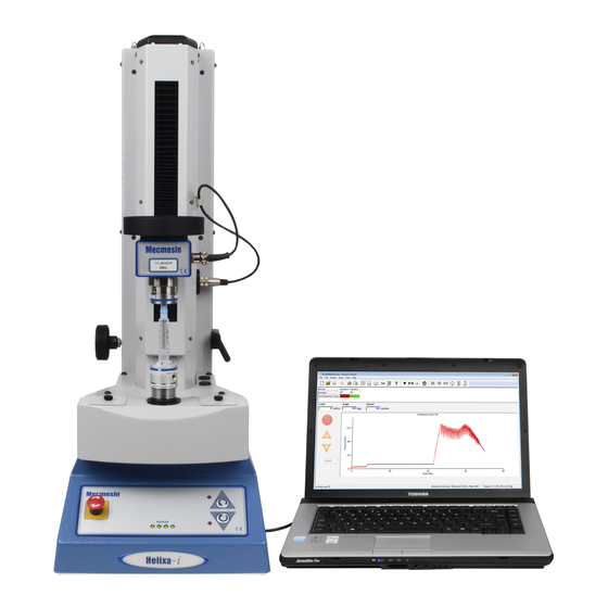 Mecmesin Helixa Assembly And Installation Manual