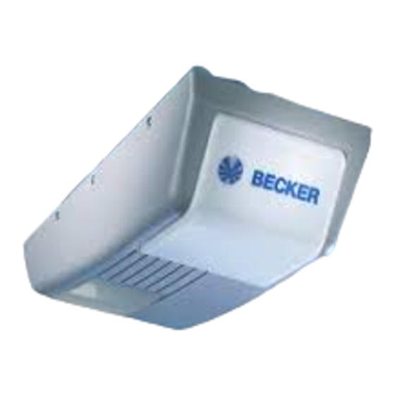 Becker BOM 520 Manuals