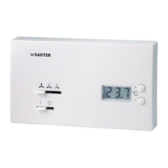 sauter TSHK 68. F Series Operating Instructions