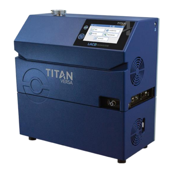 LACO Technologies TITAN VERSA C Operation And Maintenance Manual